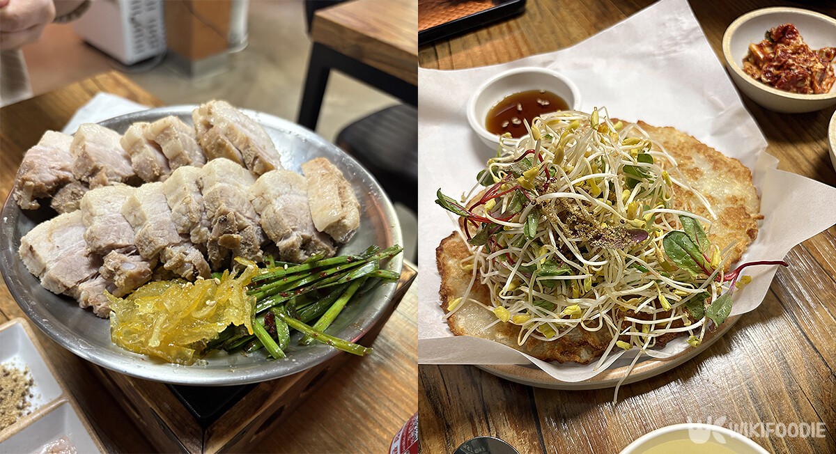 유자 수육, 감자전 자료 사진. / 위키푸디