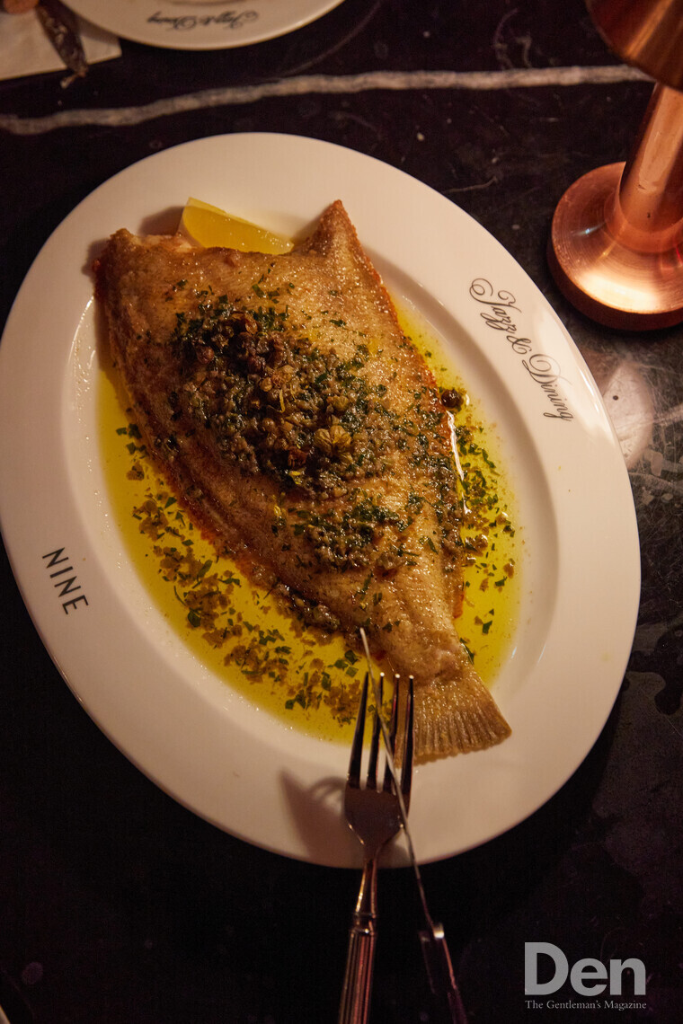 프랑스식 가자미구이 솔 뫼니에르.