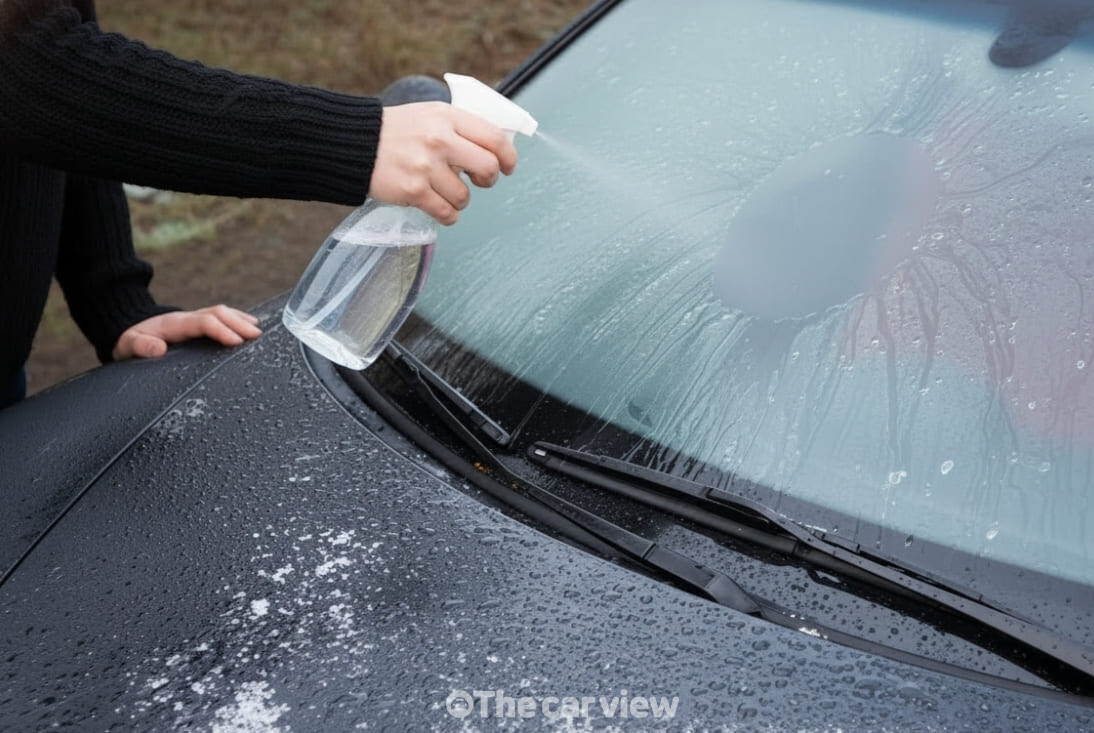 겨울철 자동차 성에 제거 방법 / 사진=더카뷰