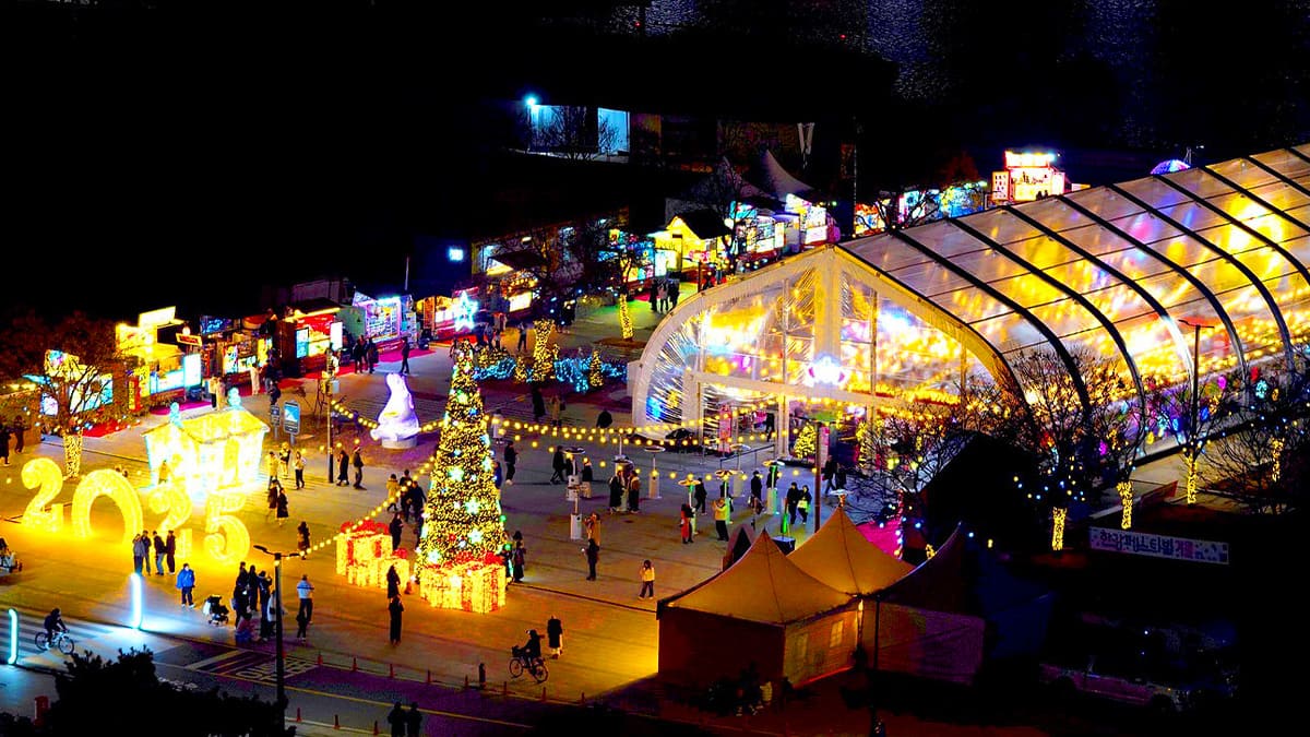 로맨틱 한강 크리스마스 마켓 