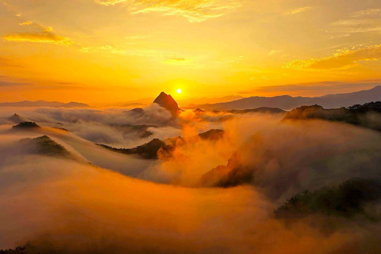 마이산 일출 / 사진=한국관광공사 포토코리아@이은숙